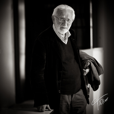 portrait de Lucien Clergue par Francis Selier